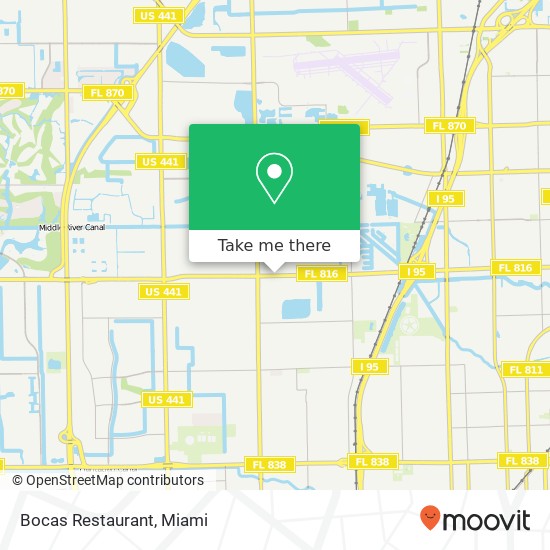 Bocas Restaurant map