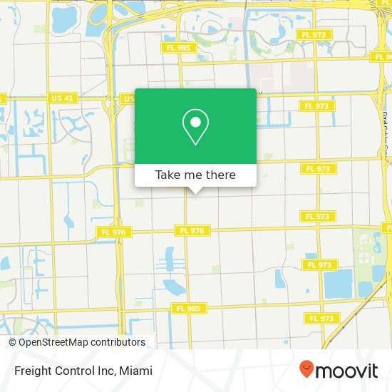 Freight Control Inc map