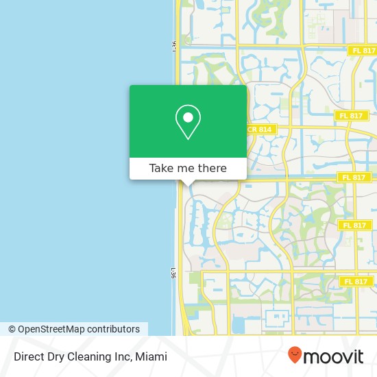 Mapa de Direct Dry Cleaning Inc