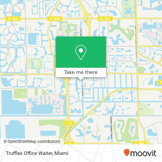 Truffles Office Waiter map