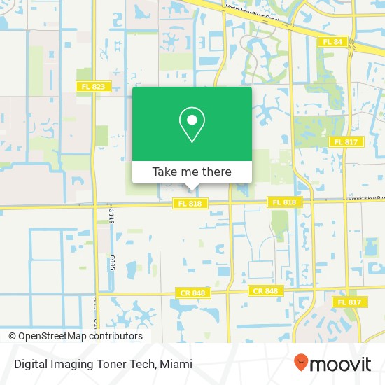 Mapa de Digital Imaging Toner Tech