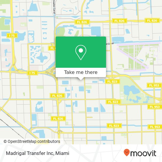 Madrigal Transfer Inc map