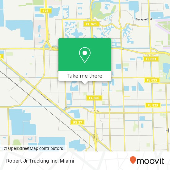 Robert Jr Trucking Inc map
