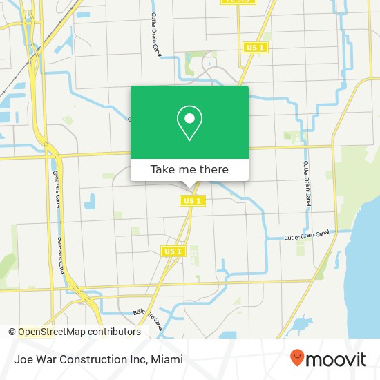 Joe War Construction Inc map