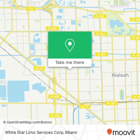 Mapa de White Star Limo Services Corp