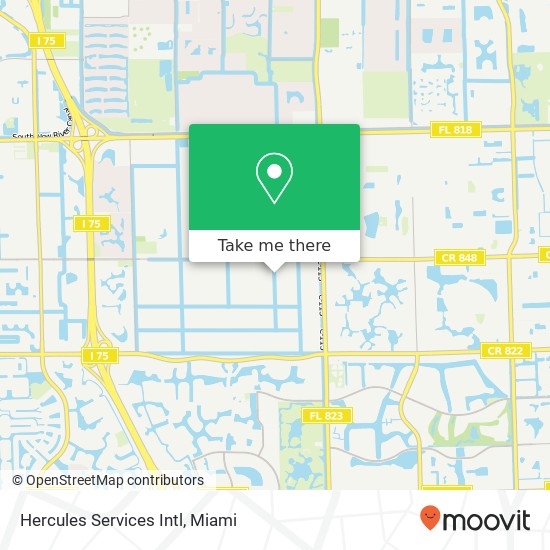 Hercules Services Intl map