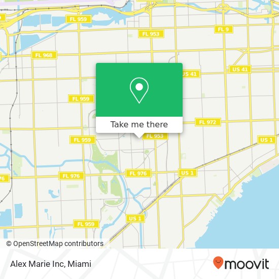 Alex Marie Inc map