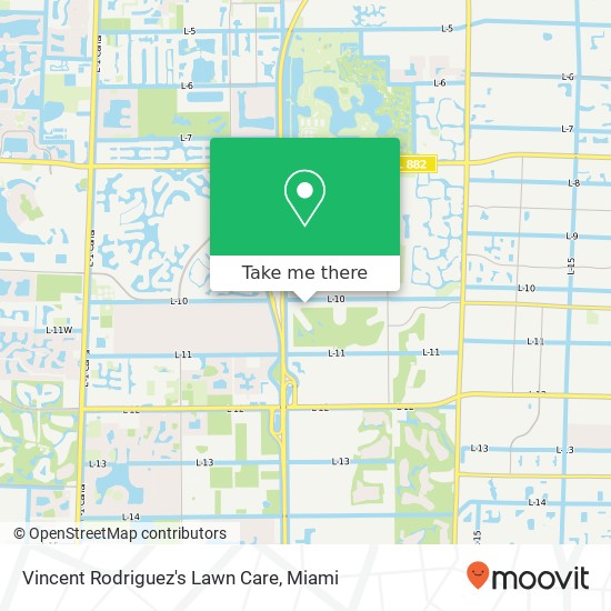 Vincent Rodriguez's Lawn Care map