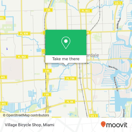 Village Bicycle Shop map