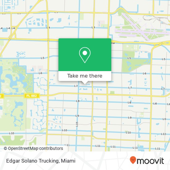 Edgar Solano Trucking map