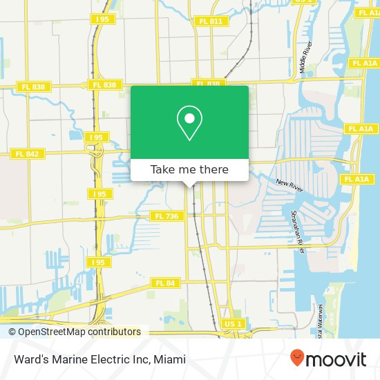 Mapa de Ward's Marine Electric Inc