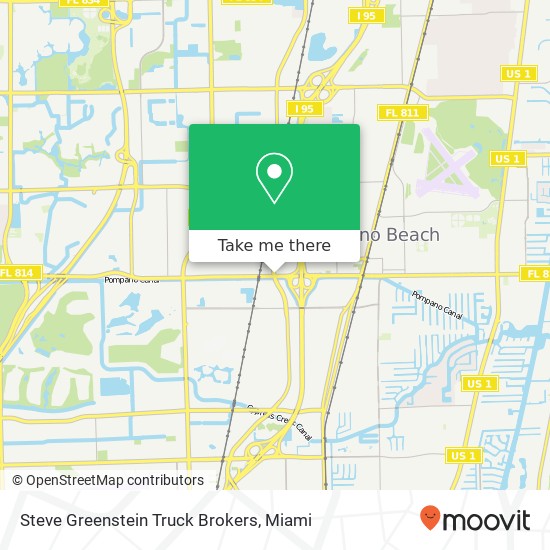 Steve Greenstein Truck Brokers map