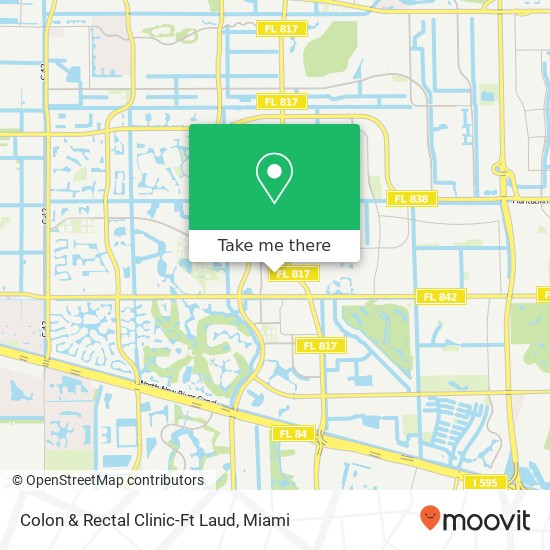 Colon & Rectal Clinic-Ft Laud map
