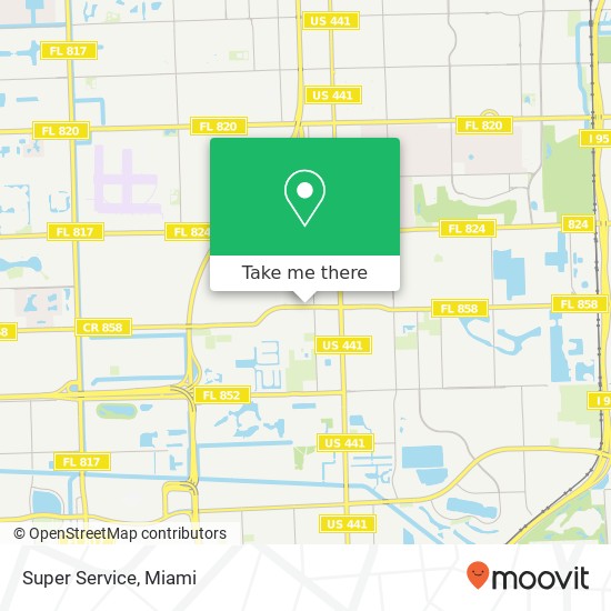 Super Service map