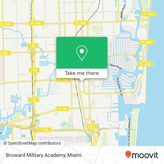 Mapa de Broward Military Academy