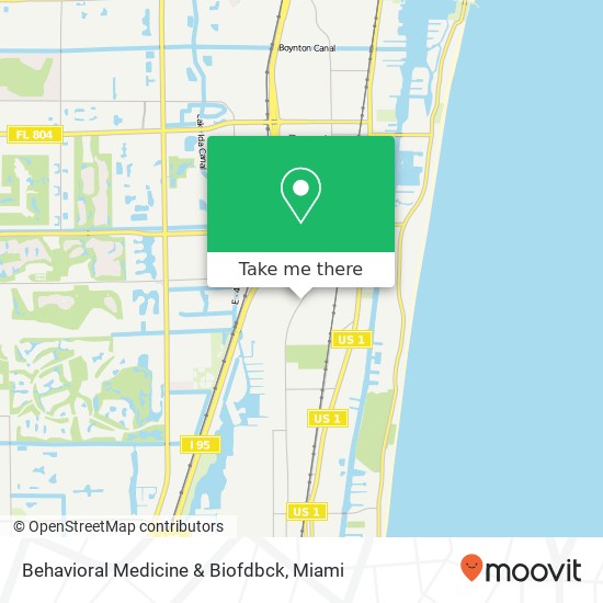 Behavioral Medicine & Biofdbck map