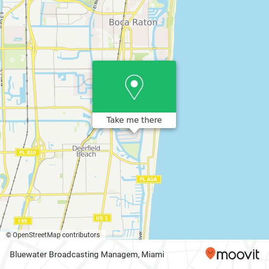 Bluewater Broadcasting Managem map