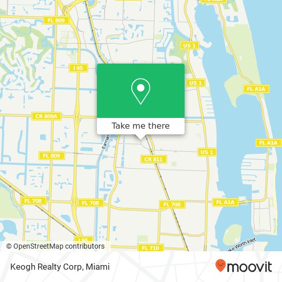 Mapa de Keogh Realty Corp