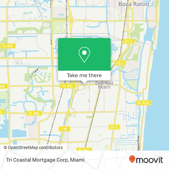 Mapa de Tri Coastal Mortgage Corp