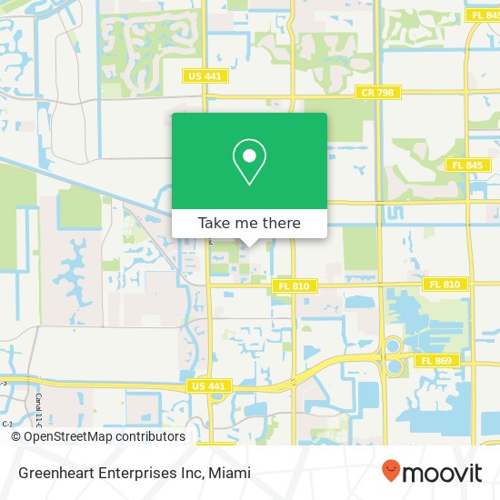 Mapa de Greenheart Enterprises Inc