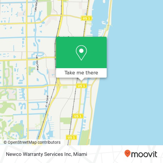 Newco Warranty Services Inc map