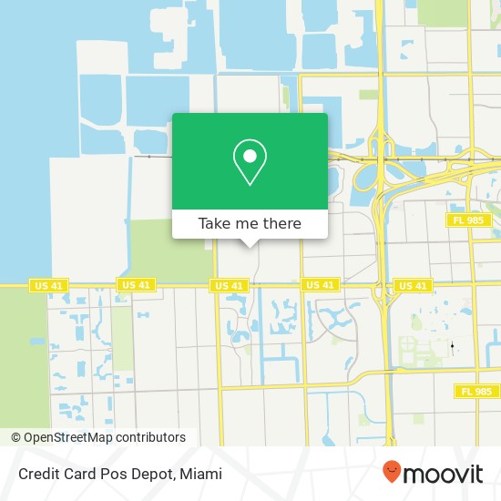 Mapa de Credit Card Pos Depot