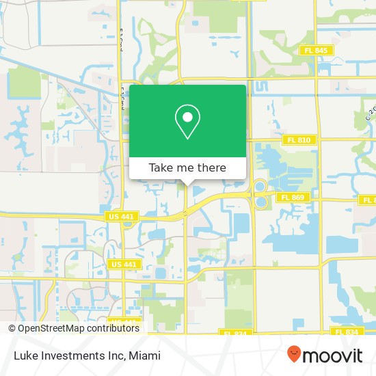 Luke Investments Inc map