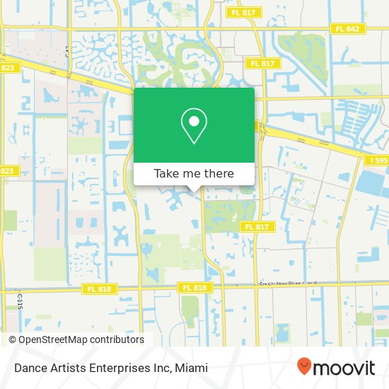 Mapa de Dance Artists Enterprises Inc
