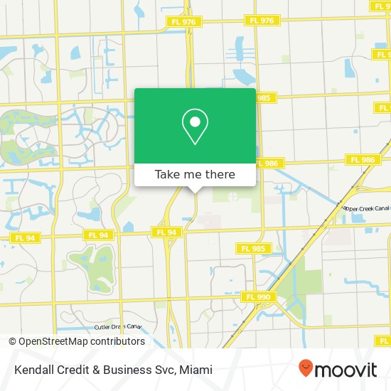 Mapa de Kendall Credit & Business Svc