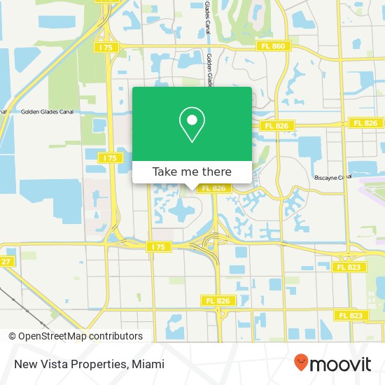 Mapa de New Vista Properties