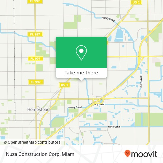Nuza Construction Corp map