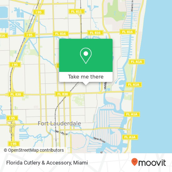 Mapa de Florida Cutlery & Accessory
