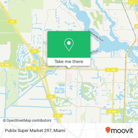 Mapa de Publix Super Market 297