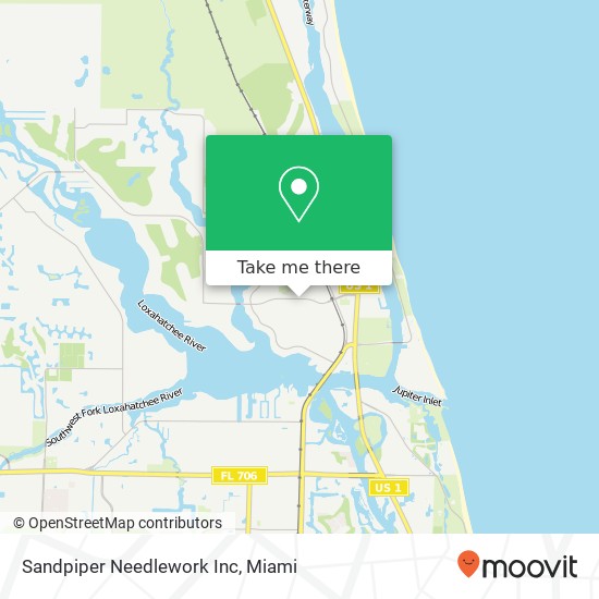 Mapa de Sandpiper Needlework Inc