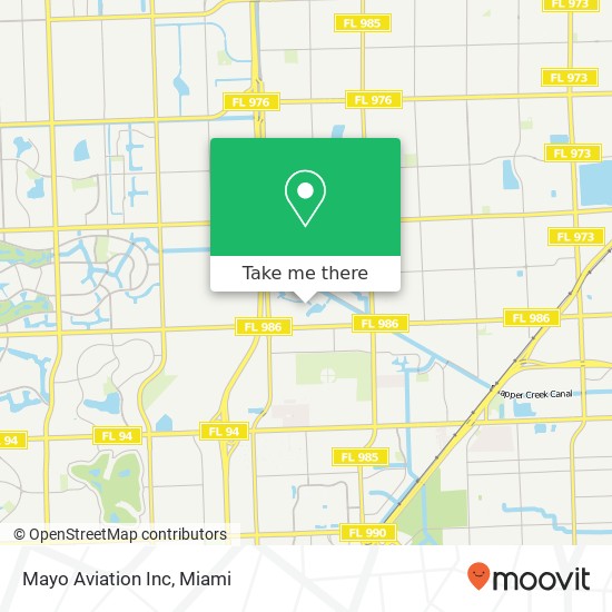 Mayo Aviation Inc map