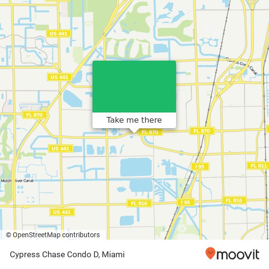 Cypress Chase Condo D map