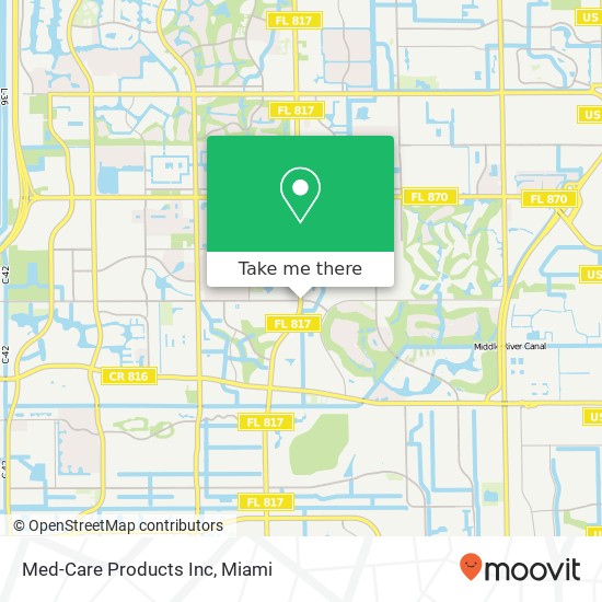 Mapa de Med-Care Products Inc