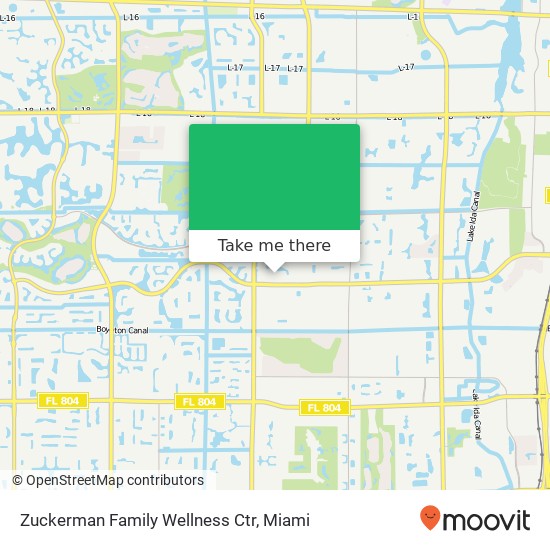 Mapa de Zuckerman Family Wellness Ctr