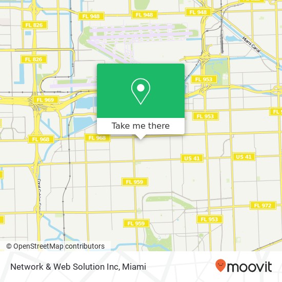 Mapa de Network & Web Solution Inc