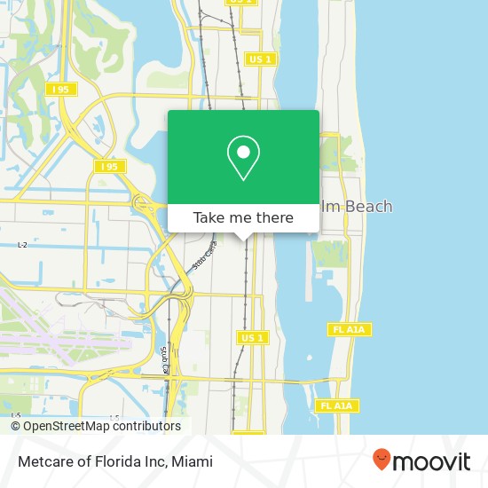 Metcare of Florida Inc map