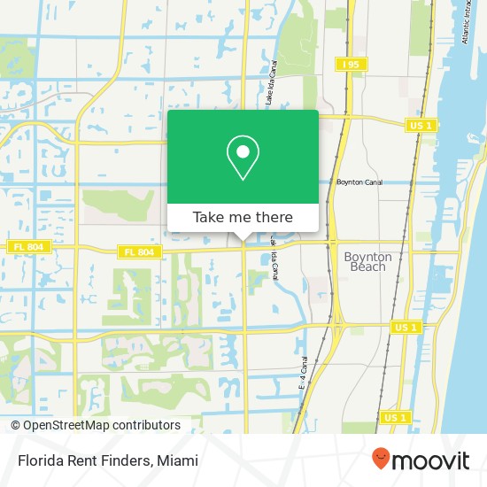 Florida Rent Finders map