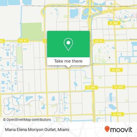 Maria Elena Moriyon Outlet map