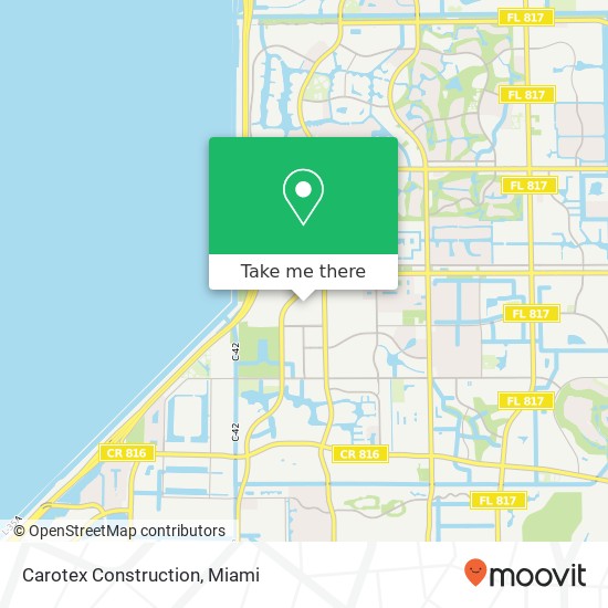 Carotex Construction map