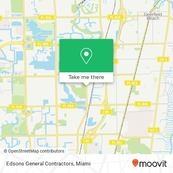 Edsons General Contractors map
