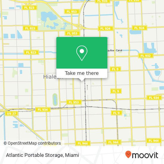 Atlantic Portable Storage map