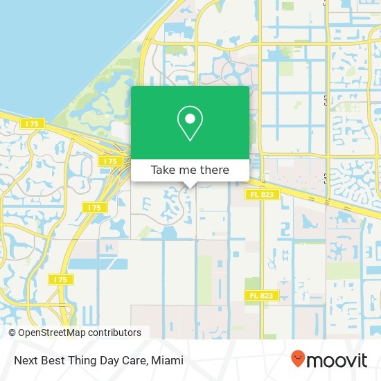 Next Best Thing Day Care map