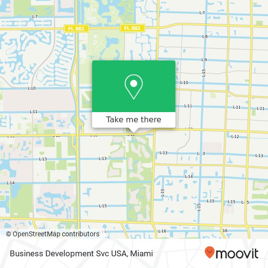 Business Development Svc USA map