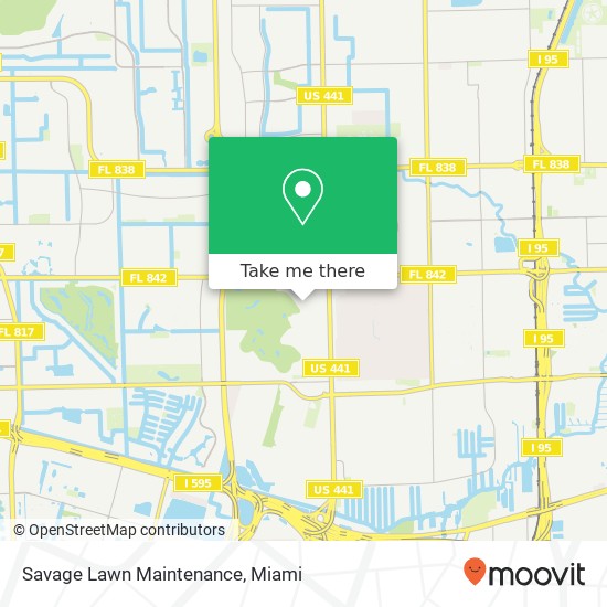 Savage Lawn Maintenance map