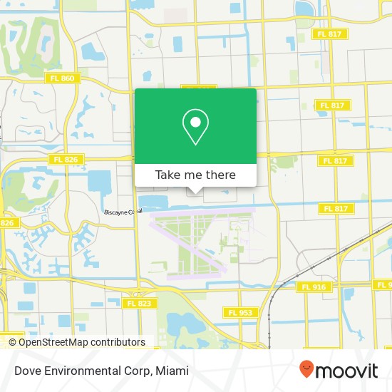 Dove Environmental Corp map