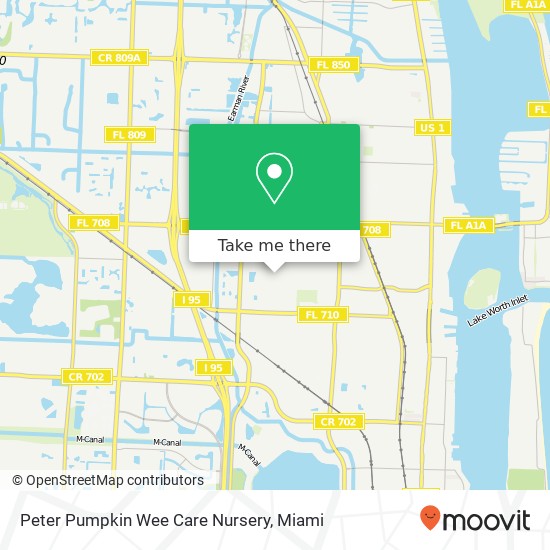 Mapa de Peter Pumpkin Wee Care Nursery